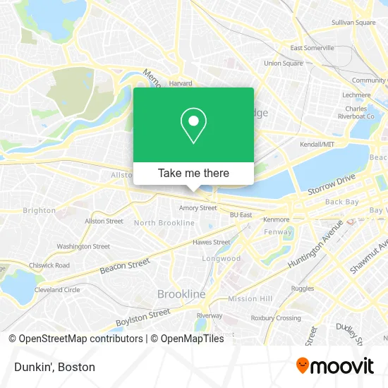 Dunkin' map