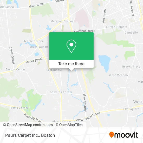 Paul's Carpet Inc. map