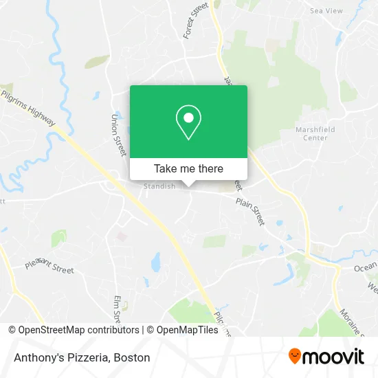 Anthony's Pizzeria map