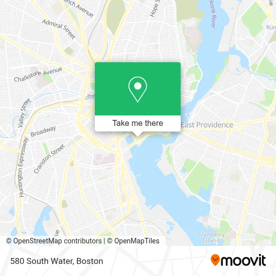 580 South Water map