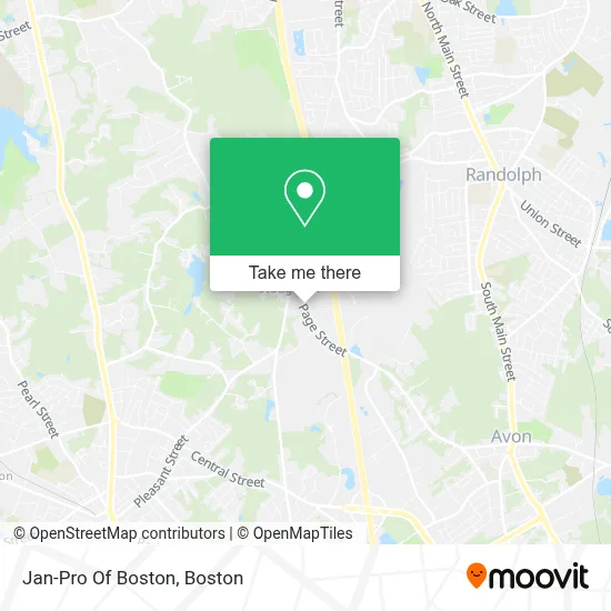 Jan-Pro Of Boston map