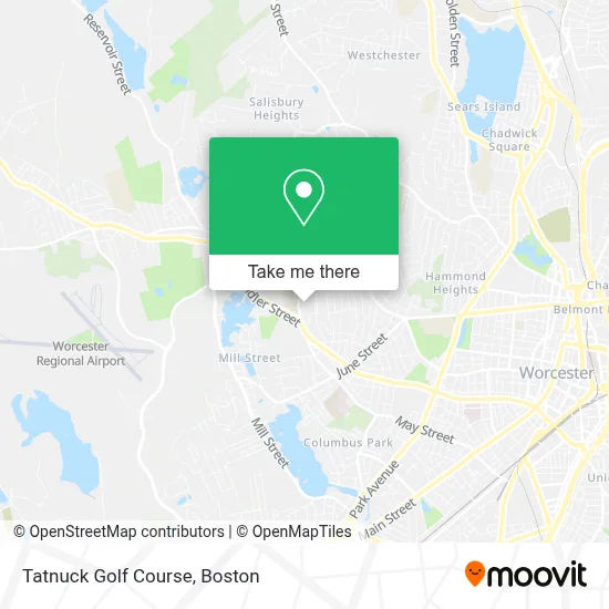 Tatnuck Golf Course map