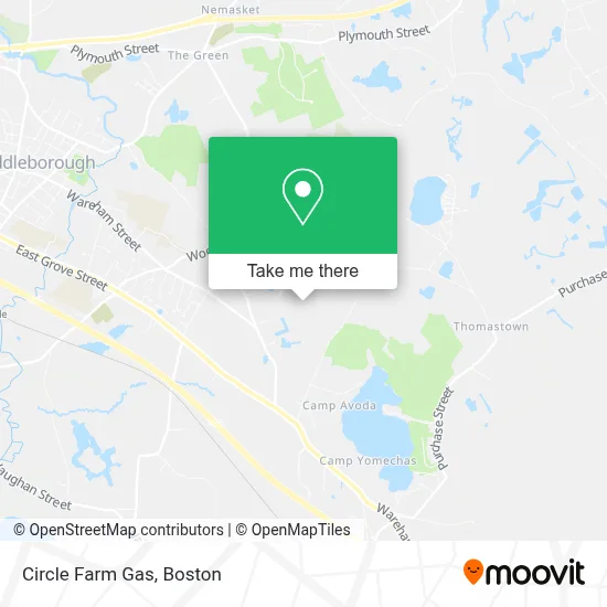 Circle Farm Gas map