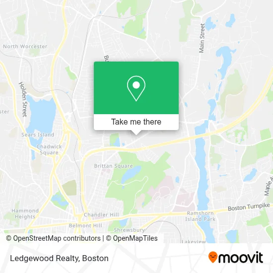 Ledgewood Realty map