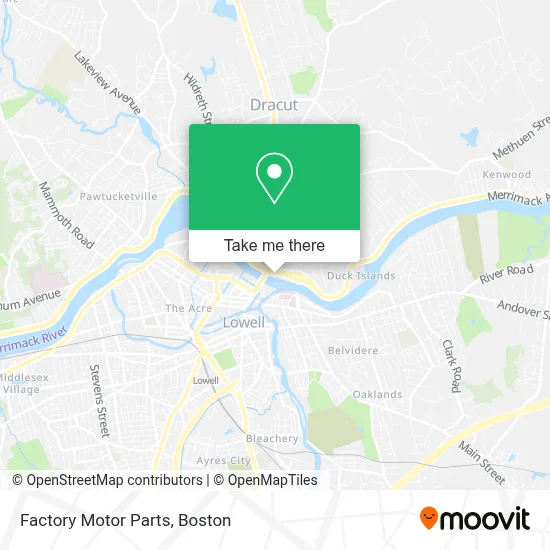 Factory Motor Parts map