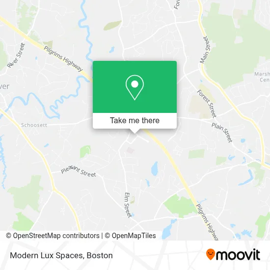 Modern Lux Spaces map
