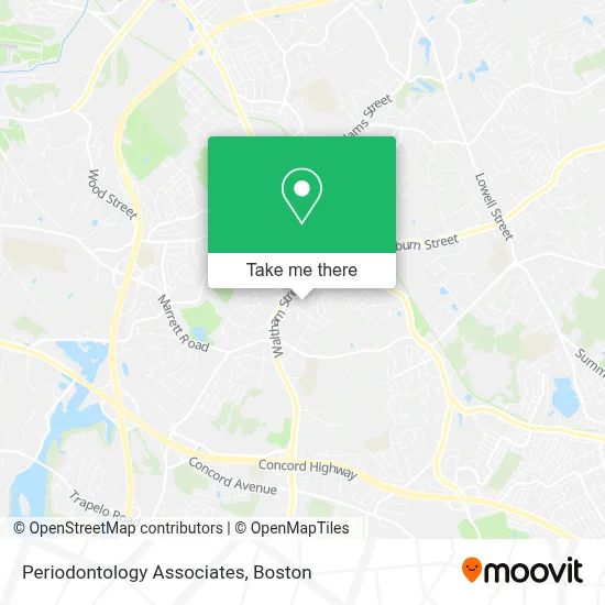 Periodontology Associates map
