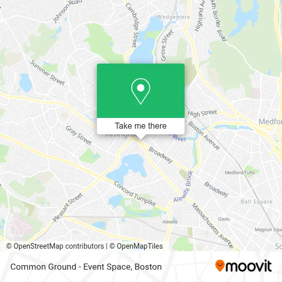 Common Ground - Event Space map