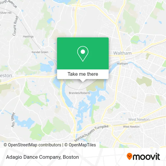Adagio Dance Company map