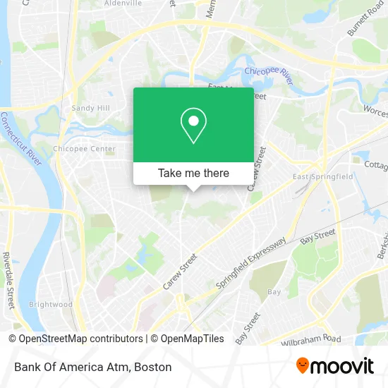Bank Of America Atm map