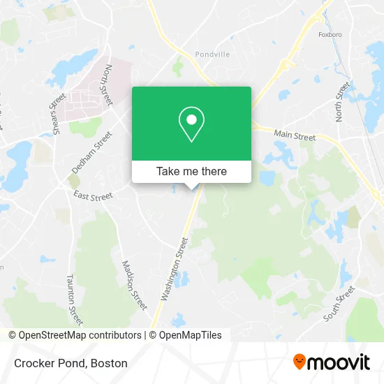 Crocker Pond map