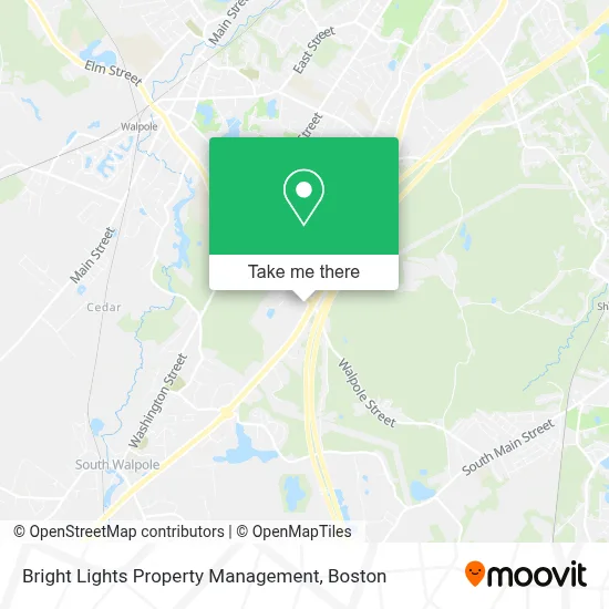 Bright Lights Property Management map