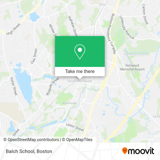 Balch School map
