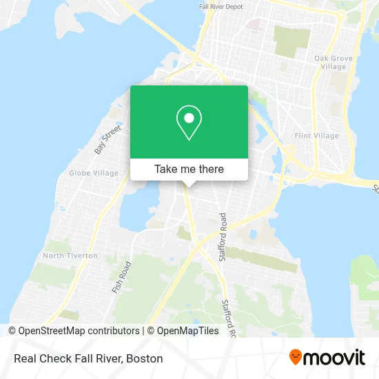 Real Check Fall River map