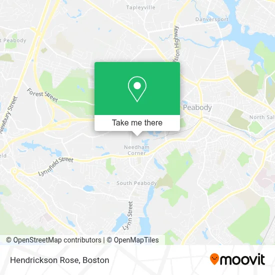 Hendrickson Rose map