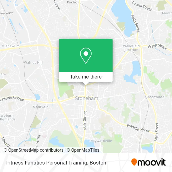 Fitness Fanatics Personal Training map