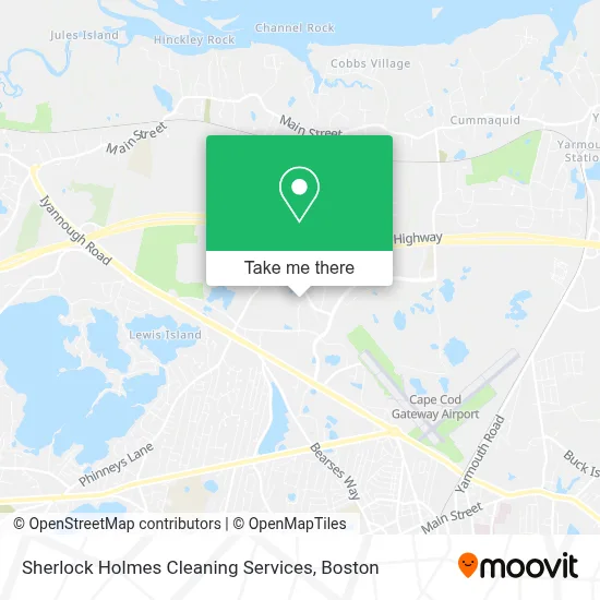 Sherlock Holmes Cleaning Services map
