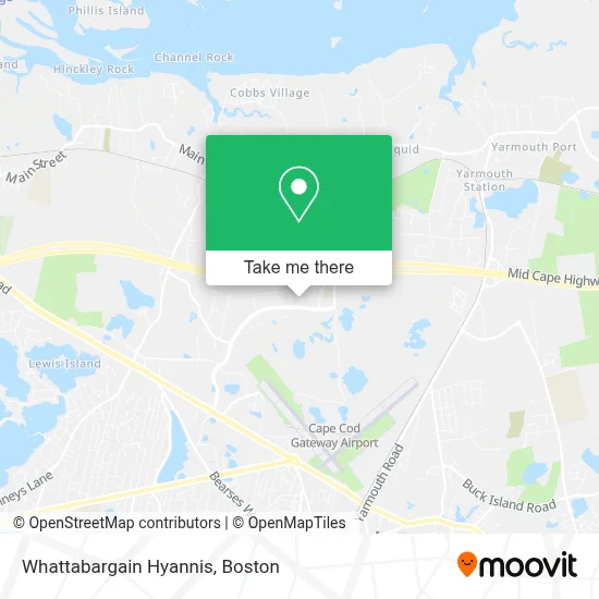 Whattabargain Hyannis map