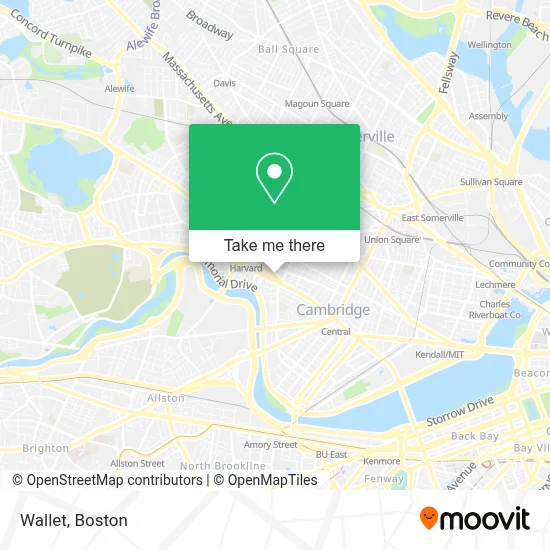Wallet map