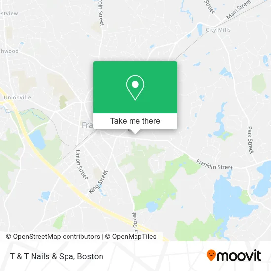 T & T Nails & Spa map