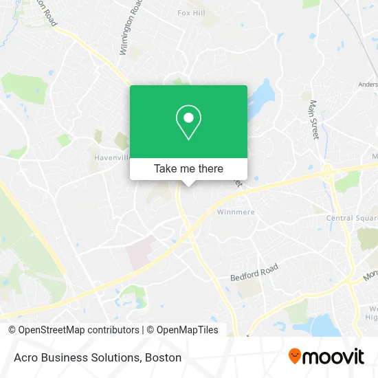 Acro Business Solutions map
