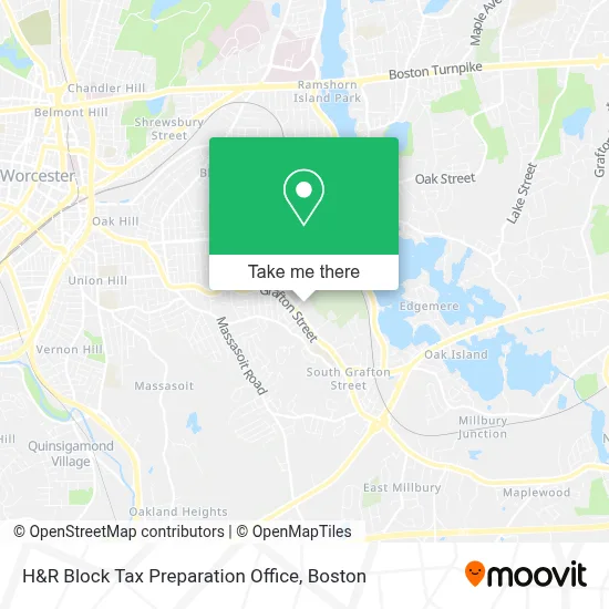 H&R Block Tax Preparation Office map