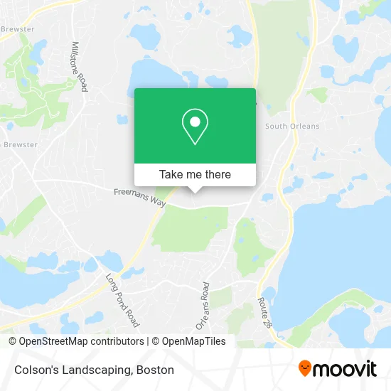 Colson's Landscaping map