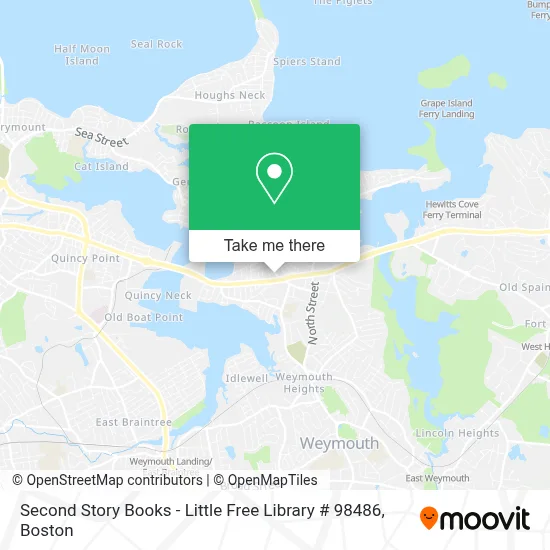 Second Story Books - Little Free Library # 98486 map