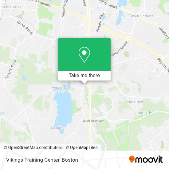 Vikings Training Center map