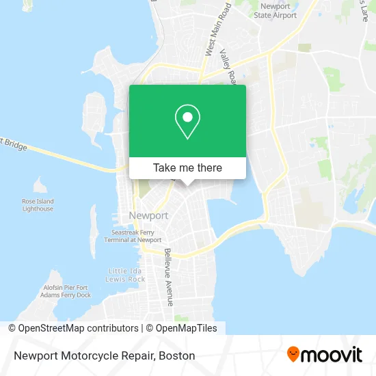 Newport Motorcycle Repair map
