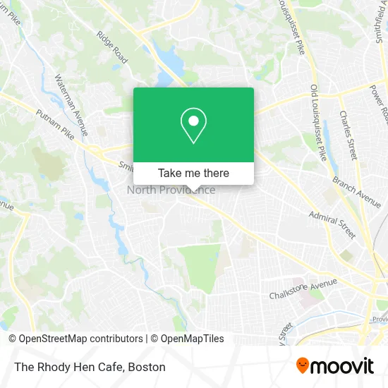 The Rhody Hen Cafe map