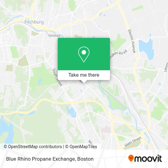 Blue Rhino Propane Exchange map