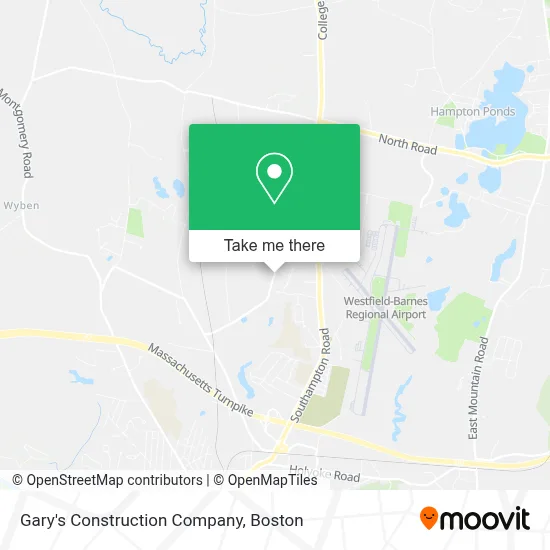 Gary's Construction Company map