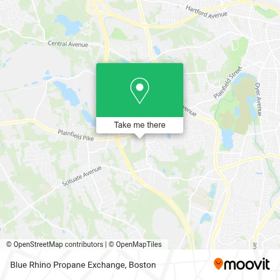 Blue Rhino Propane Exchange map