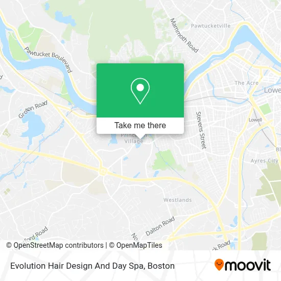 Evolution Hair Design And Day Spa map