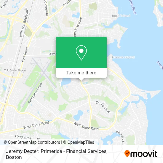 Jeremy Dexter: Primerica - Financial Services map