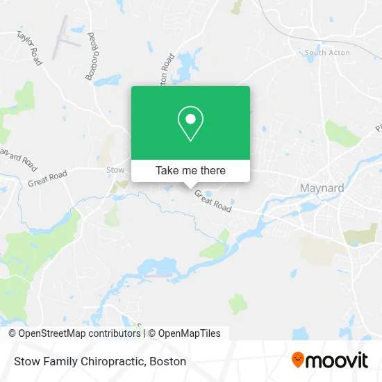 Stow Family Chiropractic map