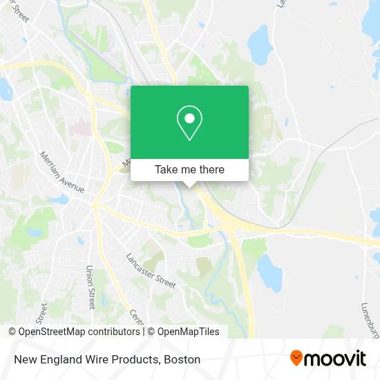 New England Wire Products map