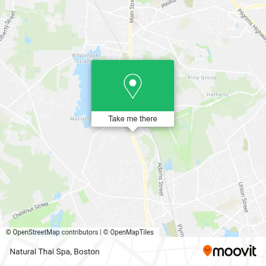Natural Thai Spa map