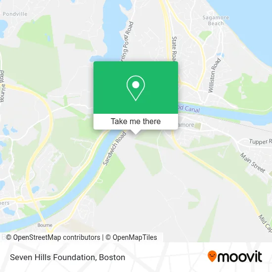 Seven Hills Foundation map