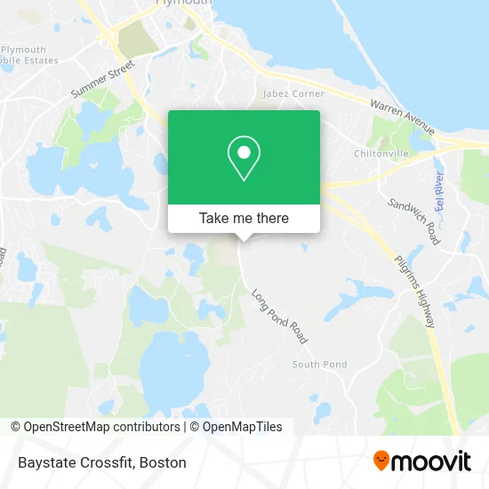 Baystate Crossfit map