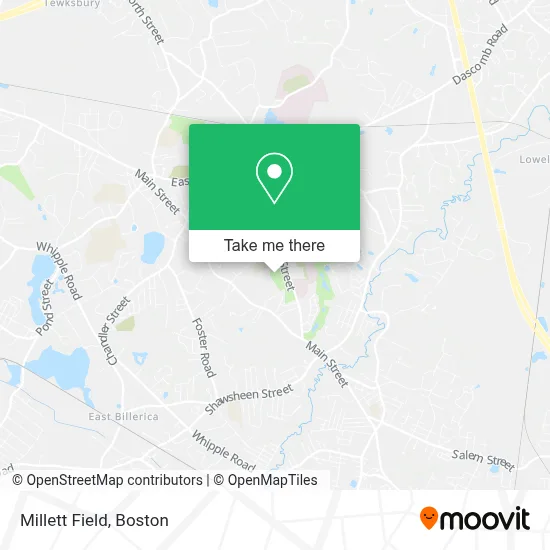 Millett Field map