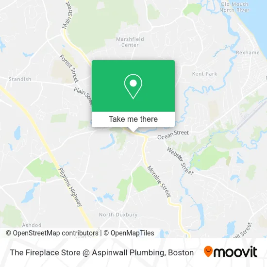 The Fireplace Store @ Aspinwall Plumbing map