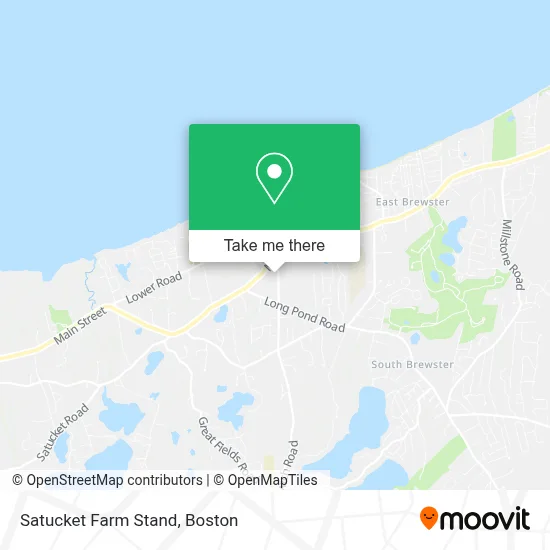 Satucket Farm Stand map