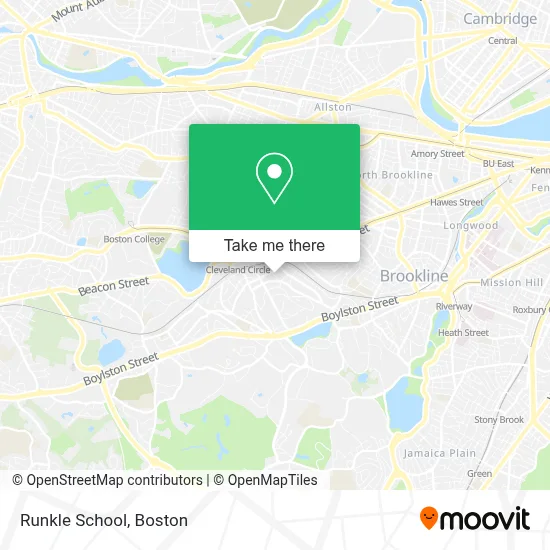 Runkle School map