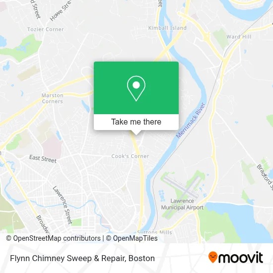 Flynn Chimney Sweep & Repair map