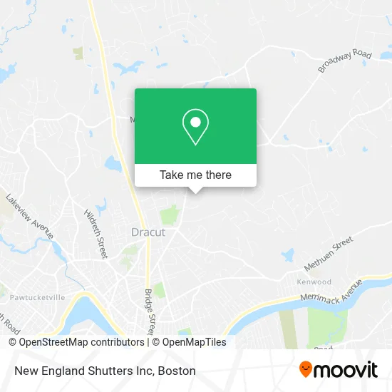New England Shutters Inc map