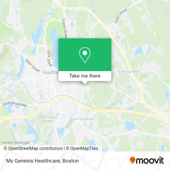My Genesis Healthcare map