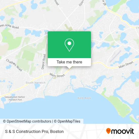 S & S Construction Pro map