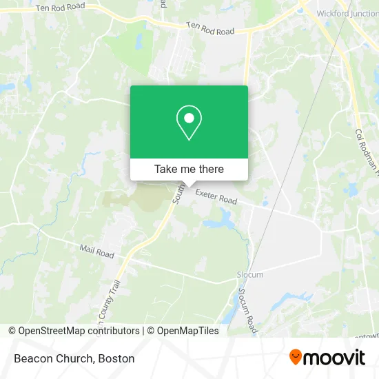 Beacon Church map